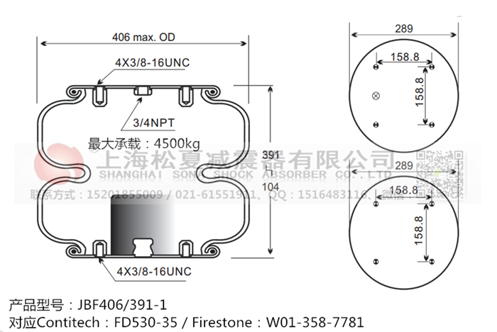 JBF406/391-2橡膠<a href='http://www.huichaozhifu.com/' target='_blank'><u>空氣彈簧</u></a>